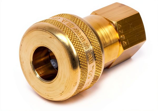 HPCouplers Brass Quick Disconnect Coupler 3/8 NPT Industrial-2