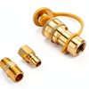 3/8 Inch Natural Gas Quick Connect Brass Fitting MASITE PCWJ-1