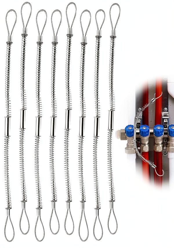 Hanezo Safety Whip Check Cables Galvanized Steel Hose-0