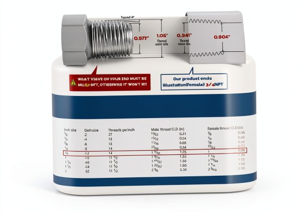 HUOYANSHE 3/4 Inch Brass Quick Connect Hose Fitting-4