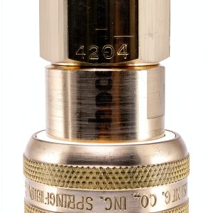 HPCouplers Brass Quick Disconnect Coupler 3/8 NPT Industrial-0