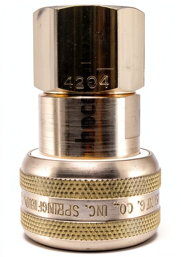 HPCouplers Brass Quick Disconnect Coupler 3/8 NPT Industrial-0