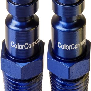 Legacy Manufacturing Blue Hose Plug 2 Pack Aluminum Quick-0