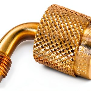 Yellow Jacket Brass Quick Coupler 90 Degree 14 Inch Fitting-0
