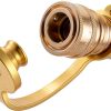 3/8 Inch Natural Gas Quick Connect Brass Fitting MASITE PCWJ-5