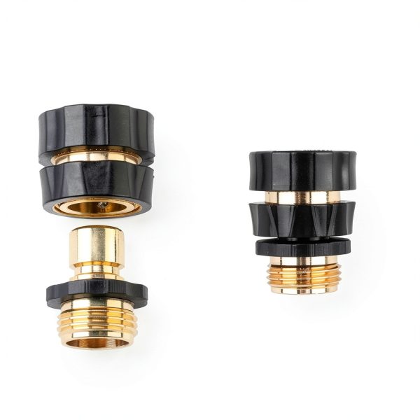 ENNSOO Aluminum Quick Connector Garden Hose Fittings Set-5