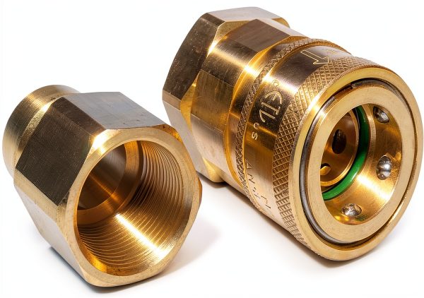 HUOYANSHE 3/4 Inch Brass Quick Connect Hose Fitting-0