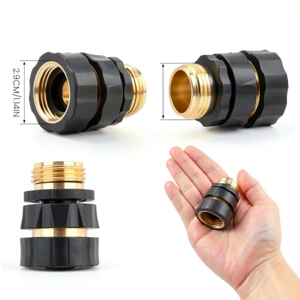 ENNSOO Aluminum Quick Connector Garden Hose Fittings Set-1