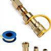 3/8 Inch Natural Gas Quick Connect Brass Fitting MASITE PCWJ-6