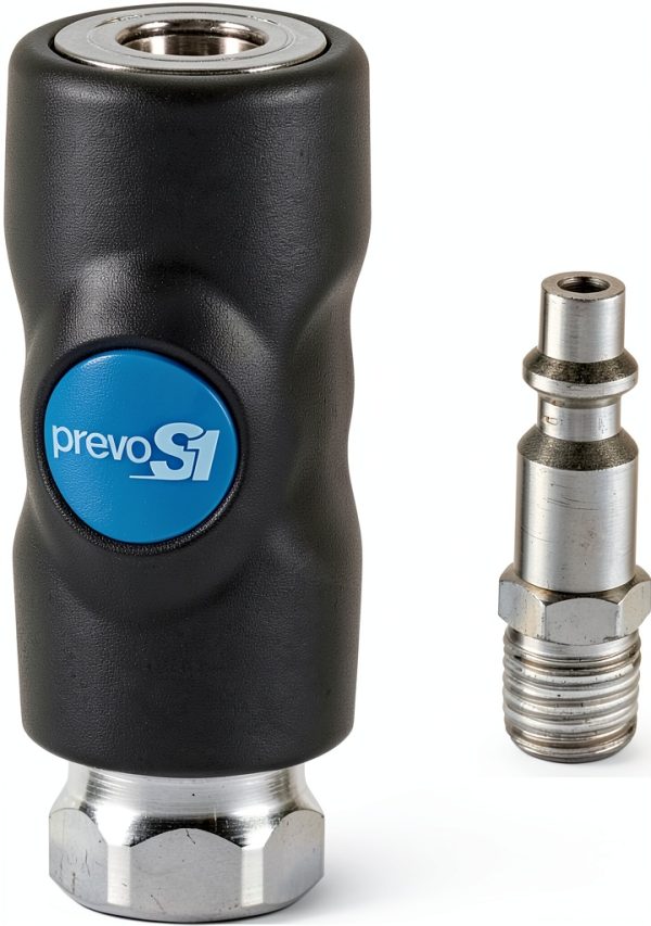 Prevost Quick Connect Hose Fitting Alloy Steel Nylon 1/4-0