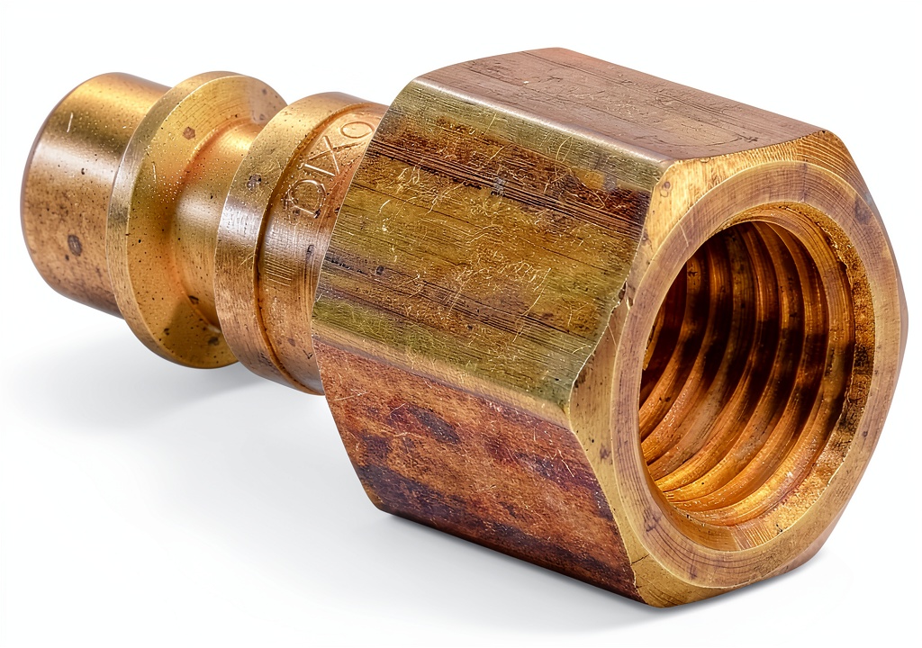 Dixon Air Chief quick connect plug with brass construction