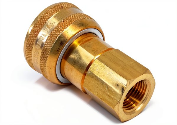HPCouplers Brass Quick Disconnect Coupler 3/8 NPT Industrial-1