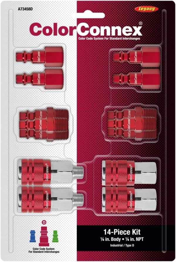 Legacy Manufacturing 14 Piece Quick Connect Hose Fittings-1