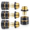 ENNSOO Aluminum Quick Connector Garden Hose Fittings Set-0