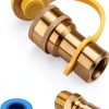 3/8 Inch Natural Gas Quick Connect Brass Fitting MASITE PCWJ-3