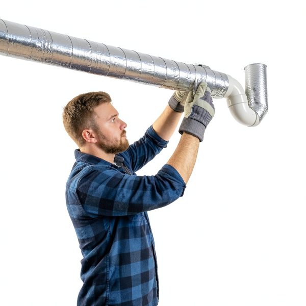 6" x 26' Pipe Insulation Wrap Double Bubble Foil Insulation Tape,Self-Adhesive Reflective Roll for Outdoor, HVAC Duct, AC Hose, Attics, Windows, Garages-1