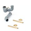ARTIBETTER 2 Sets Golden Pvc Pipe Covers Radiator Pipe Sleeve Escutcheon Plate for 15Mm, Decorative Tube Covers for Plumbing Supply, Easy Installation for Home and Office-7
