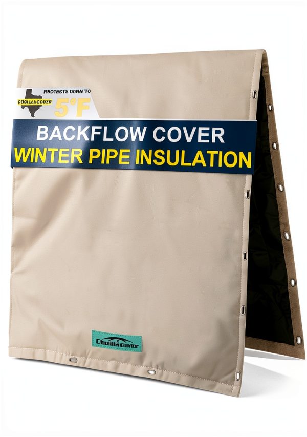 Backflow Preventer Cover Insulated 5°F 36"W x 24"H Cholila Pipe Cover-0