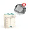 Backflow Preventer Cover Insulated 5°F 36"W x 24"H Cholila Pipe Cover-5