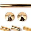 ARTIBETTER 2 Sets Golden Pvc Pipe Covers Radiator Pipe Sleeve Escutcheon Plate for 15Mm, Decorative Tube Covers for Plumbing Supply, Easy Installation for Home and Office-4