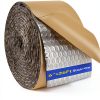 6" x 26' Pipe Insulation Wrap Double Bubble Foil Insulation Tape,Self-Adhesive Reflective Roll for Outdoor, HVAC Duct, AC Hose, Attics, Windows, Garages-0