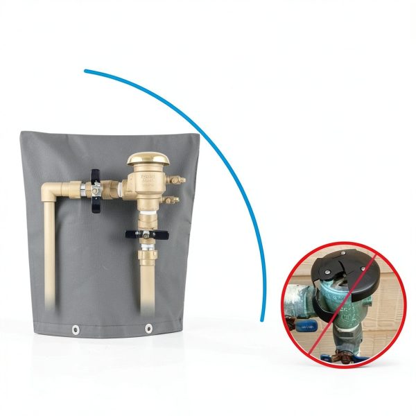Urby 5 Layer Sprinkler Cover Outdoor Pipe Insulation – Granite 20x24in-3