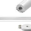 12 PCS Clamp Foam Tubes 16.9 x 1.7 Inch OD 1 Inch ID Foam Noodles Pipe with Hoop and Loop for Edge Protection, Pool Noodles, Bumpers, Table Legs-1